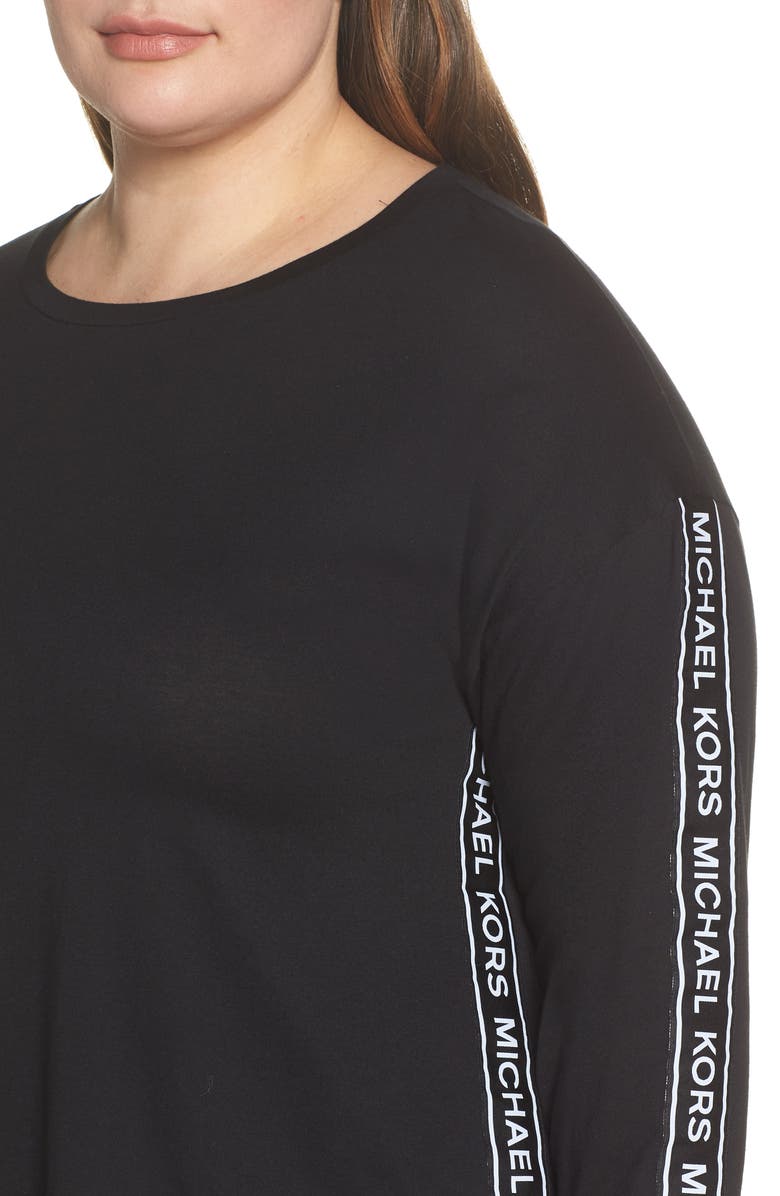 MICHAEL Michael Kors Logo Tape Top, Alternate, color,