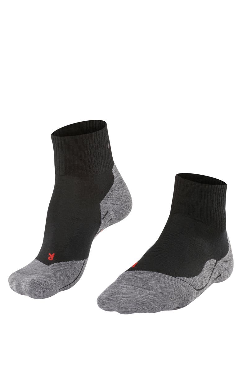 Falke TK5 Wander Short Hiking Socks, Main, color, Black-Mix