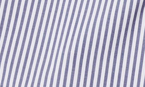 Spanx ® The Best Stretch Cotton Poplin Wrap Shirtdress In Blue