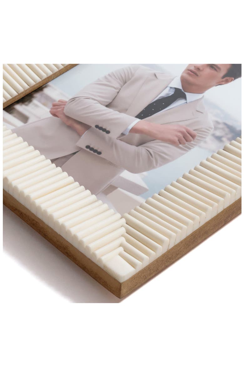 Nubia Ribbed 5.5 x 7.5 Photo Frame, Alternate, color, IVORY
