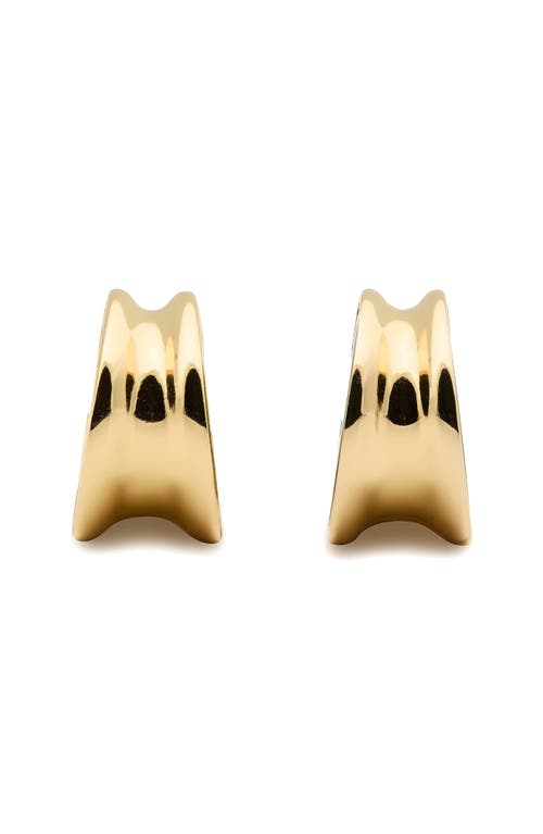 Kate Spade New York Huggie Hoop Earrings In Green