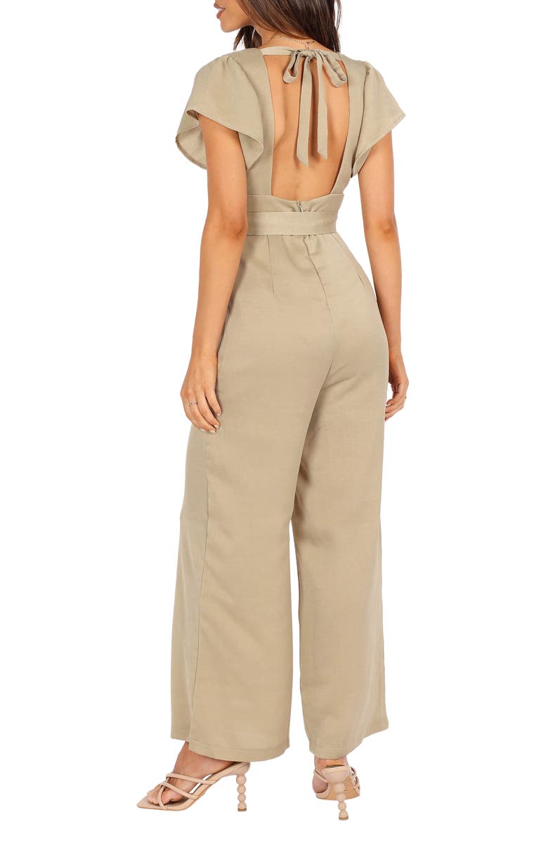 Petal & Pup Orin Flutter Sleeve Jumpsuit, Alternate, color,