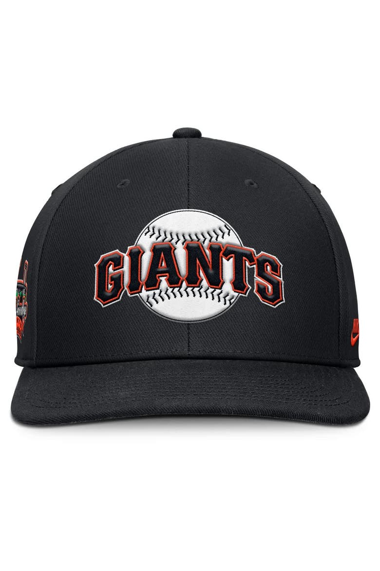 Men's Nike Black San Francisco Giants Pro Performance Snapback Hat, Alternate, color, Black