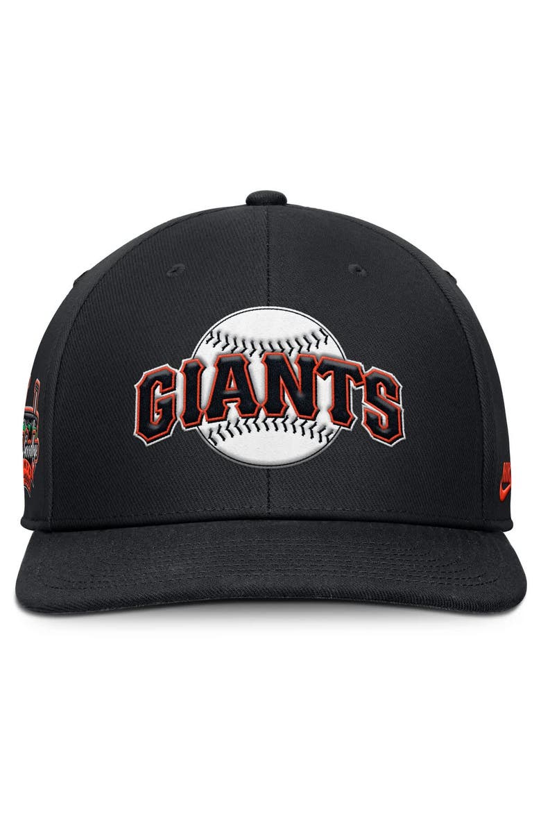 Nike Men's Nike Black San Francisco Giants Pro Performance Snapback Hat, Alternate, color, Black