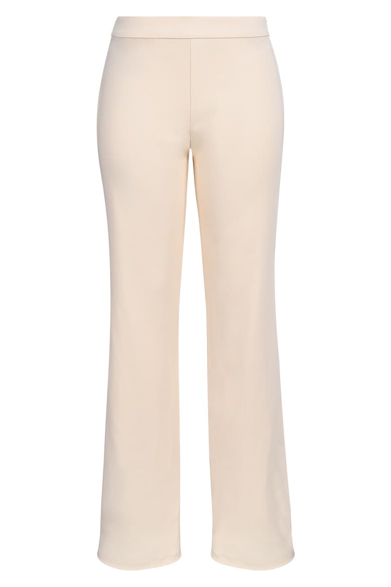 Chiara Straight Leg Crepe Trousers, Alternate, color, VINTAGE IVORY