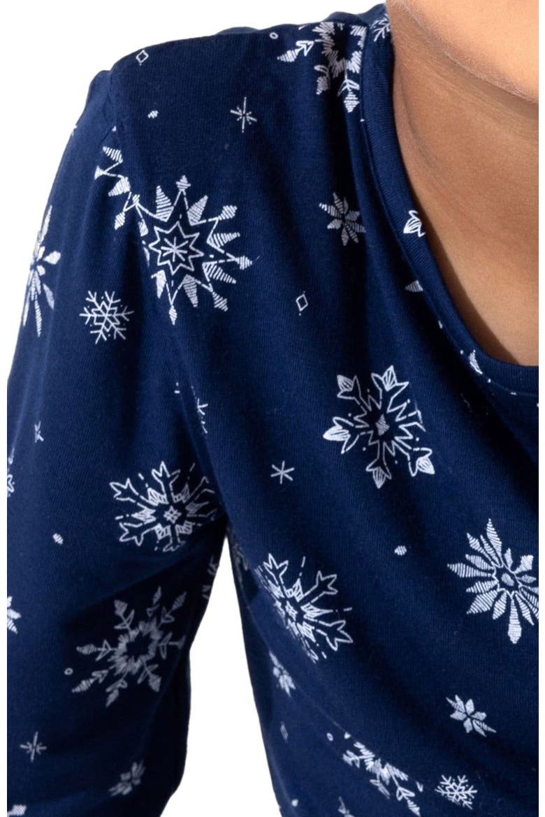 Kids' Snowflake Set of 2 Piece Pajamas, Alternate, color, Snowflake