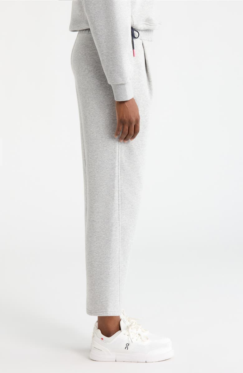 G/FORE High Rise French Terry Lounge Pants, Alternate, color, Nimbus Melange