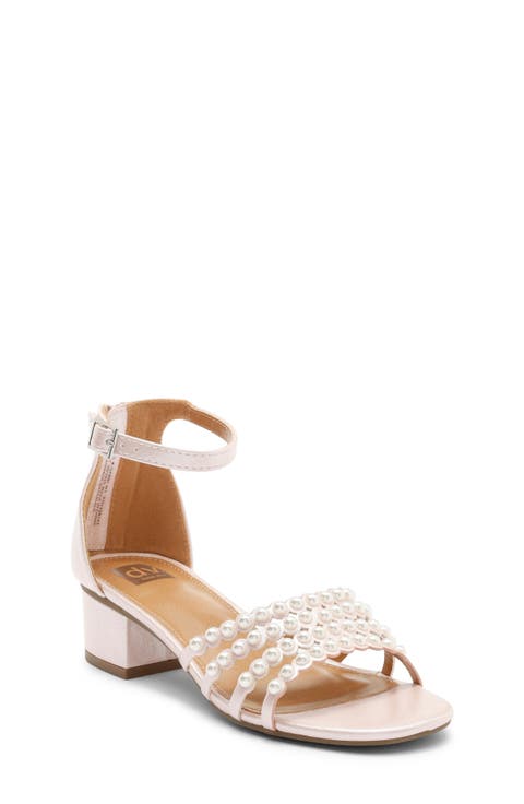 Kids' Gabbi Faux Pearl Sandal (Toddler, Little Kid & Big Kid)