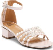 DV by Dolce Vita Kids' Gabbi Faux Pearl Sandal
