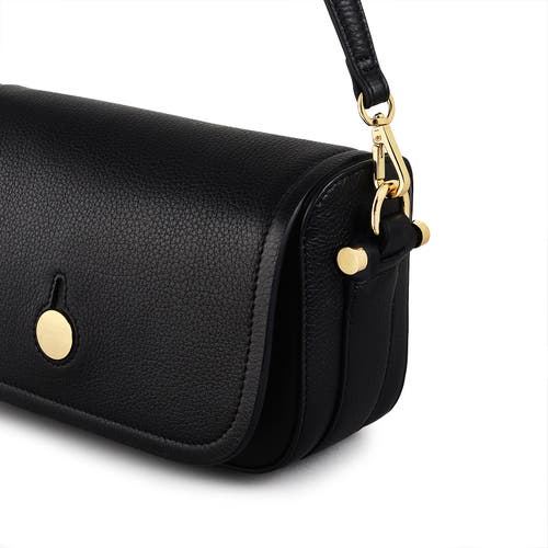 Radley London Bathurst Mews Small Flapover Crossbody Bag In Black