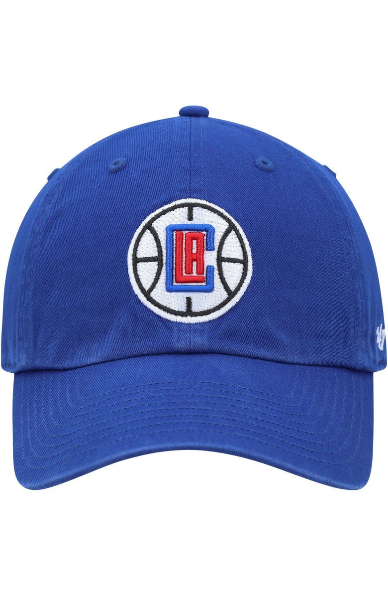 '47 Men's '47 Royal LA Clippers Team Logo Clean Up Adjustable Hat, Alternate, color,