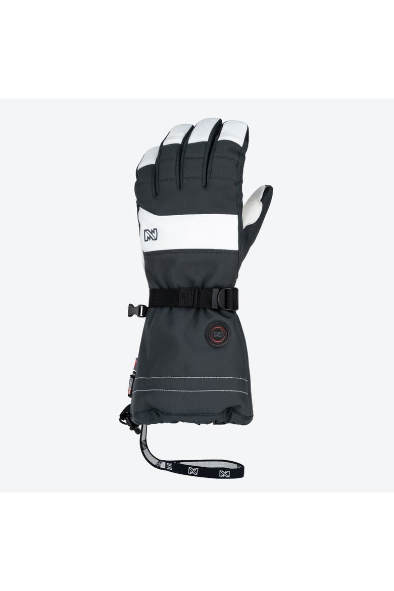 Aerial Waterproof Heated Snow Glove - Men's, Main, color, Grey and White