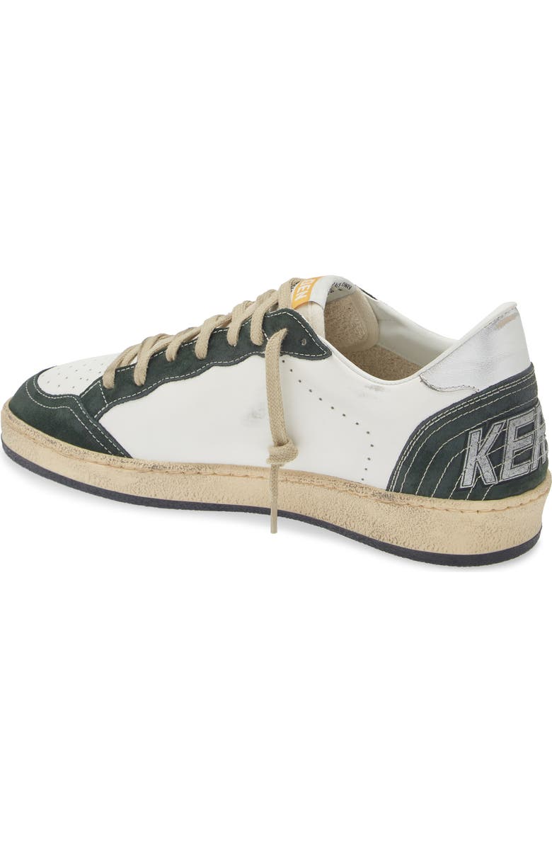 Golden Goose Ball Star Sneaker, Alternate, color, White/ Green/ Silver