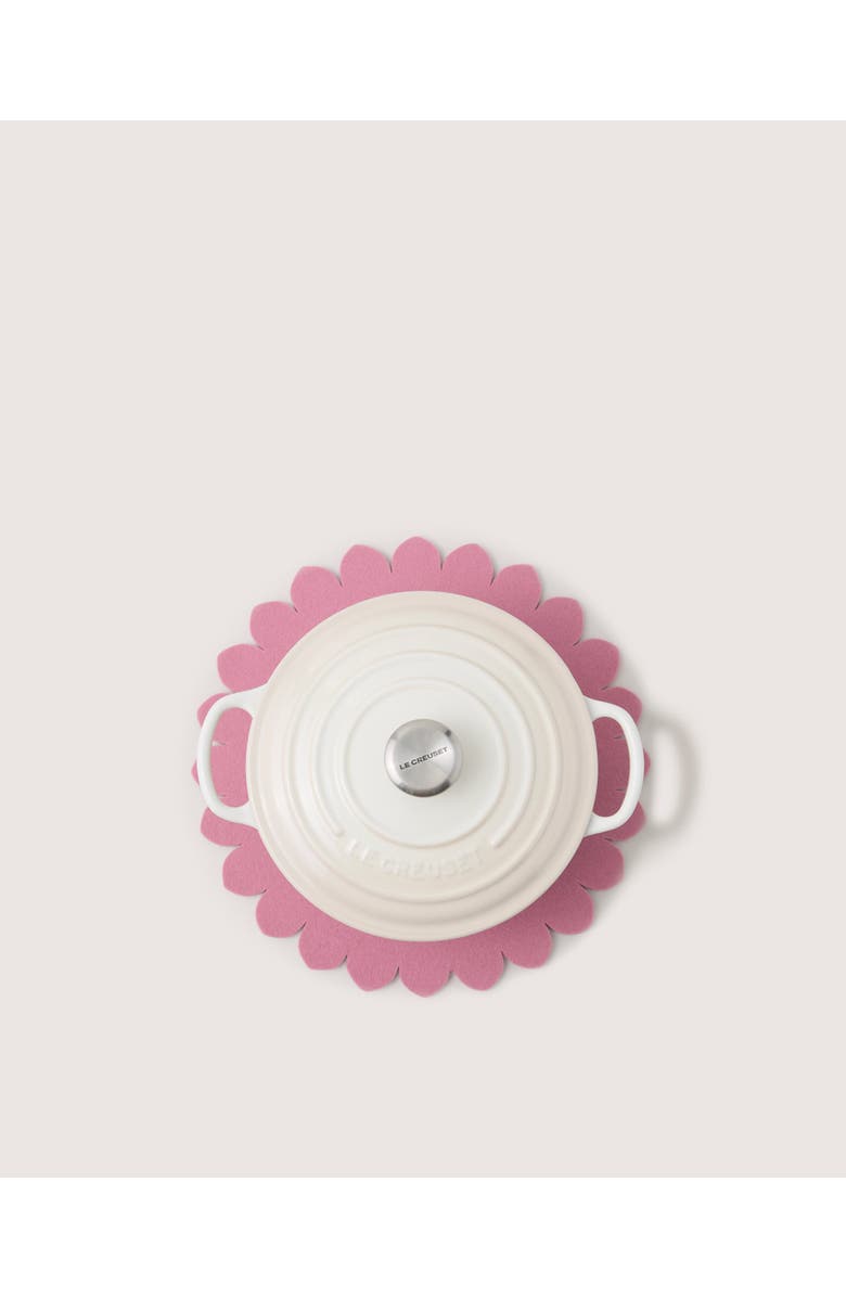 Graf Lantz Crest Merino Wool 12" Trivet, Main, color, Mauve