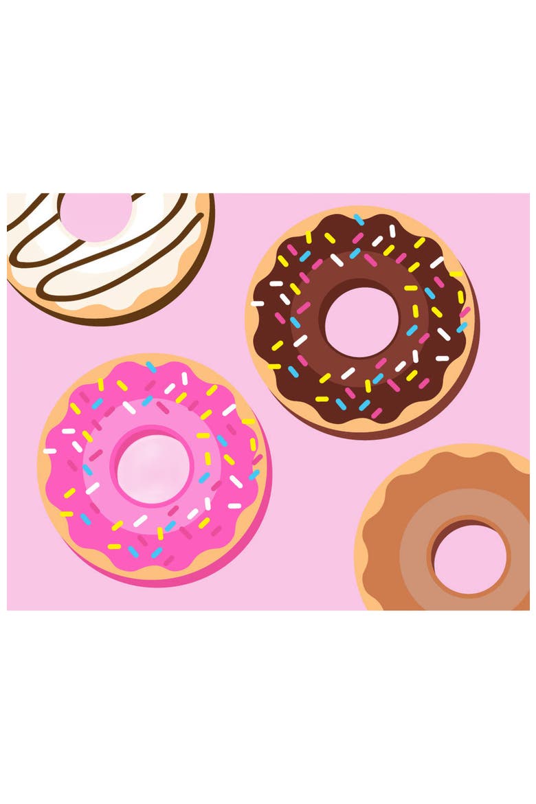 Delicious Doughnuts Paint-by-Numbers Kit, Alternate, color, Pink