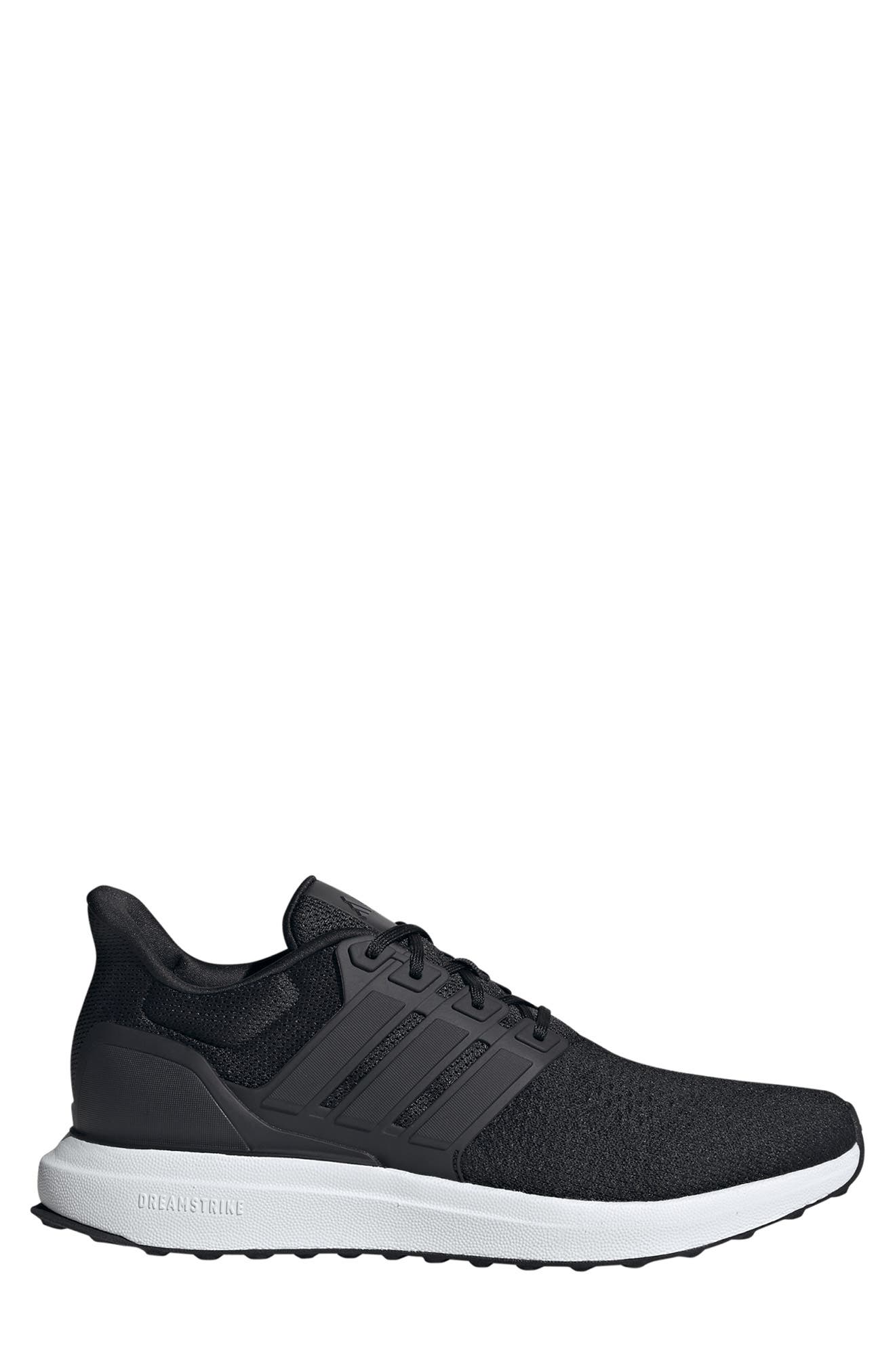 adidas Ultradream Alphaskin Knit Sneaker, Alternate, color, Black/ Black/ White