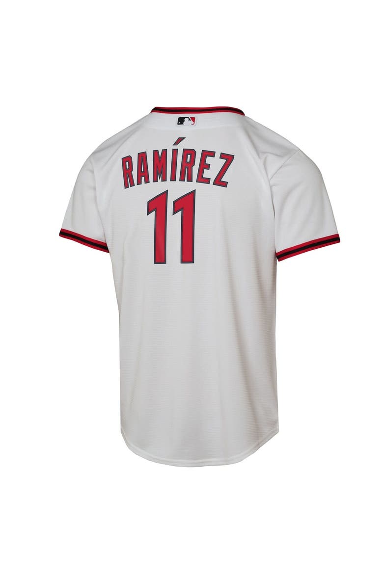 Youth Nike José Ramírez White Cleveland Guardians Home Replica Player Jersey, Alternate, color, White