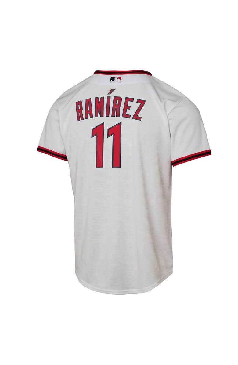 Nike Youth Nike José Ramírez White Cleveland Guardians Home Replica Player Jersey, Alternate, color, White