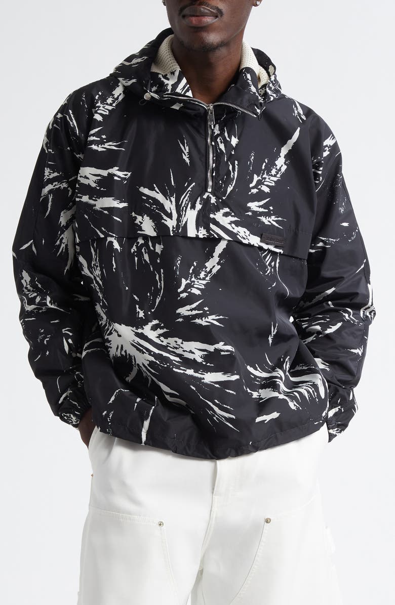 Wales Bonner Althea McNish Bloom Print Anorak, Main, color, 