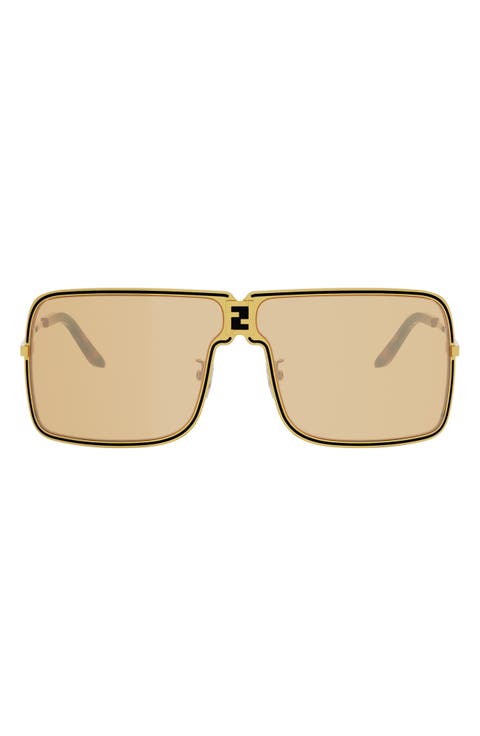 ness 67.2mm Oversize Mask Sunglasses