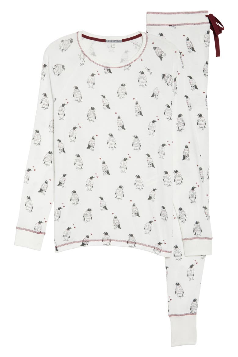 Peachy Pajamas, Alternate, color, ECRU