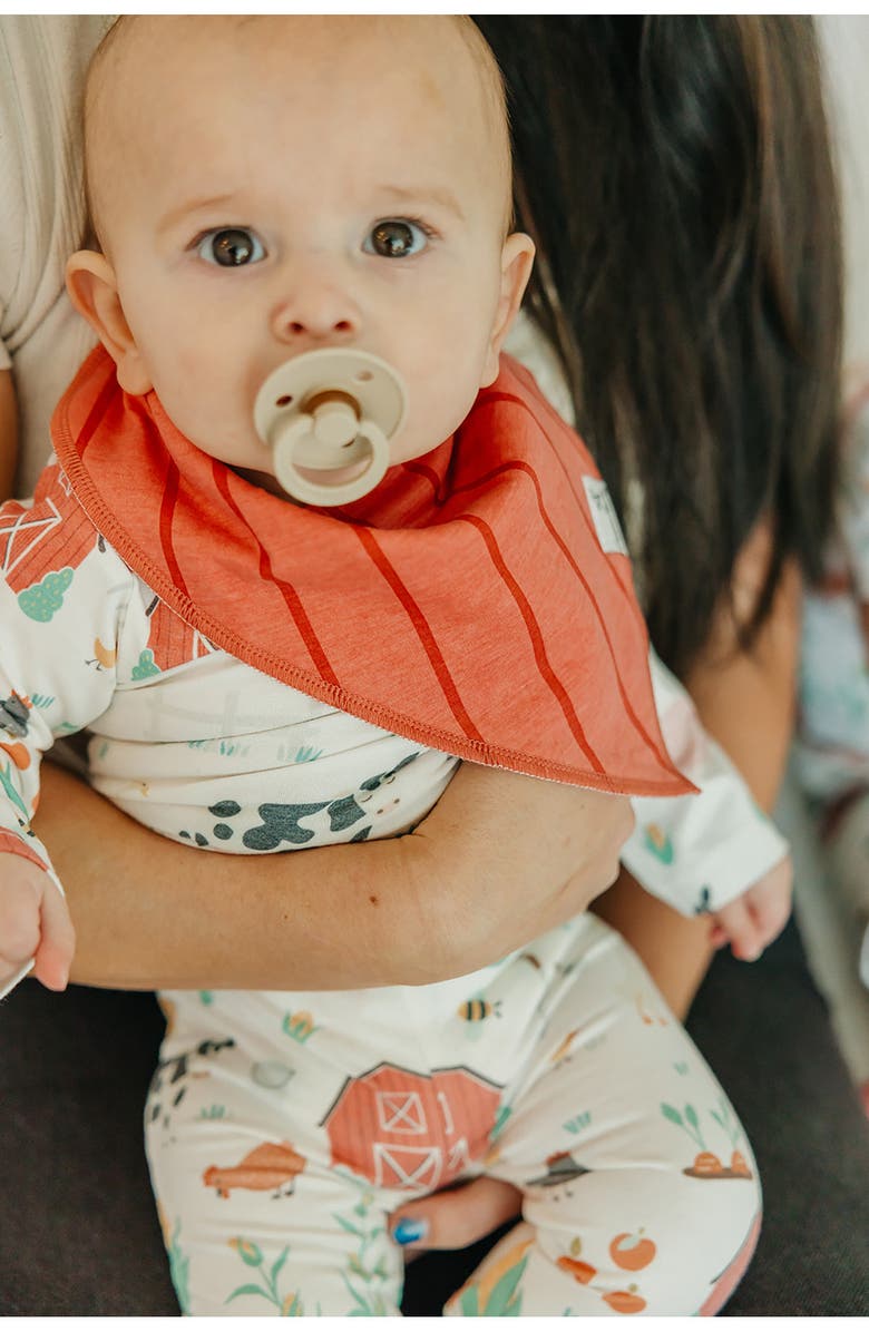 Copper Pearl Assorted 4-Pack Bandana Bibs, Alternate, color, White Multi