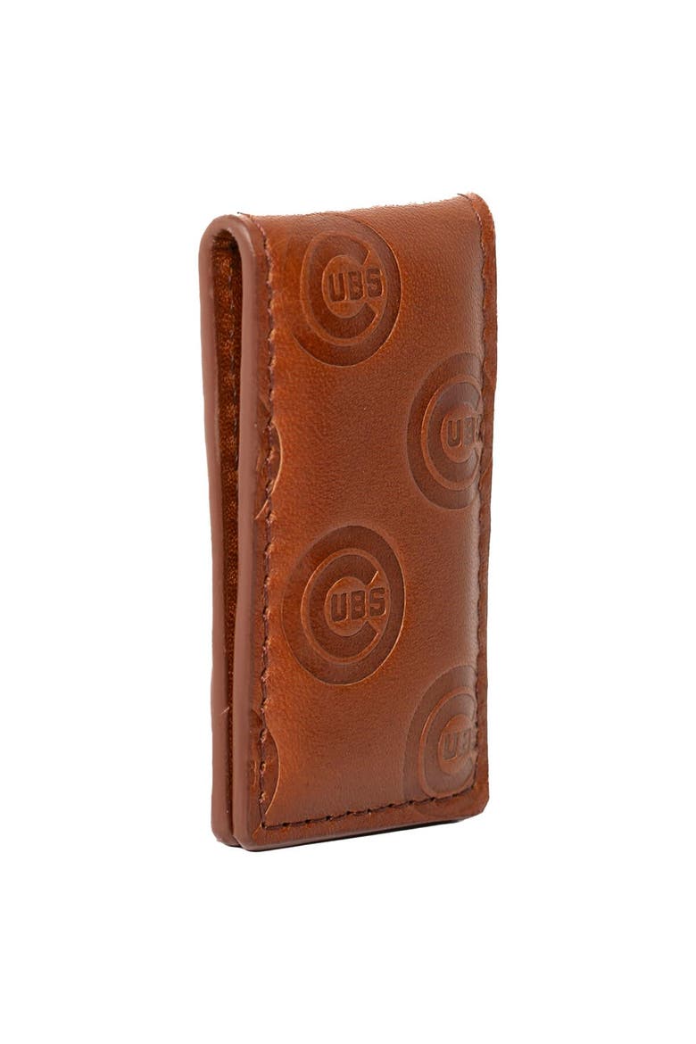Brown Chicago Cubs Sammy Magnetic Money Clip, Alternate, color, Brown