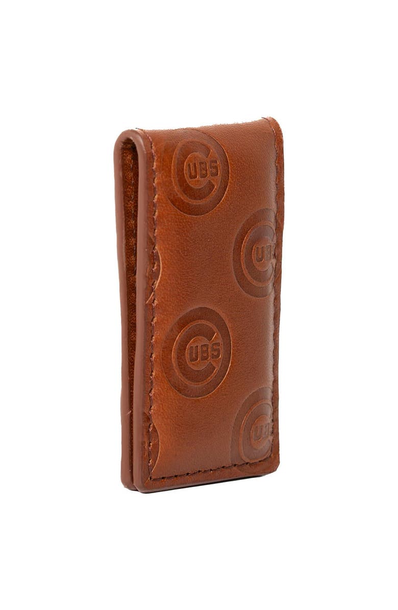 LUSSO Brown Chicago Cubs Sammy Magnetic Money Clip, Alternate, color, Brown