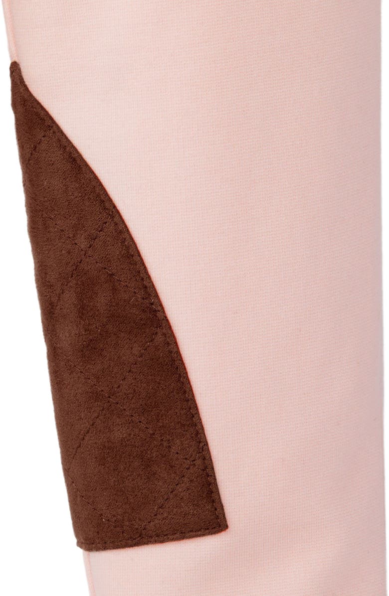 Hope & Henry Girls' Ponte Riding Pant, Infant, Alternate, color, Light Pink