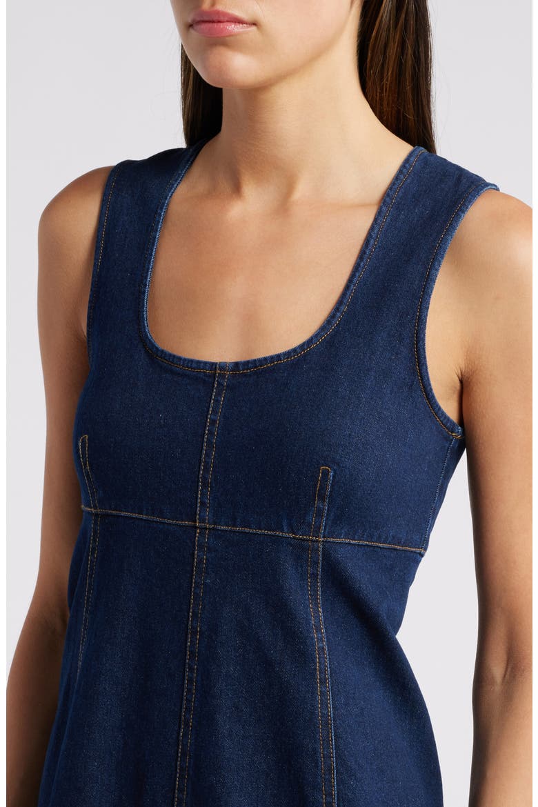 Minna Denim Dress, Alternate, color, RINSE INDIGO