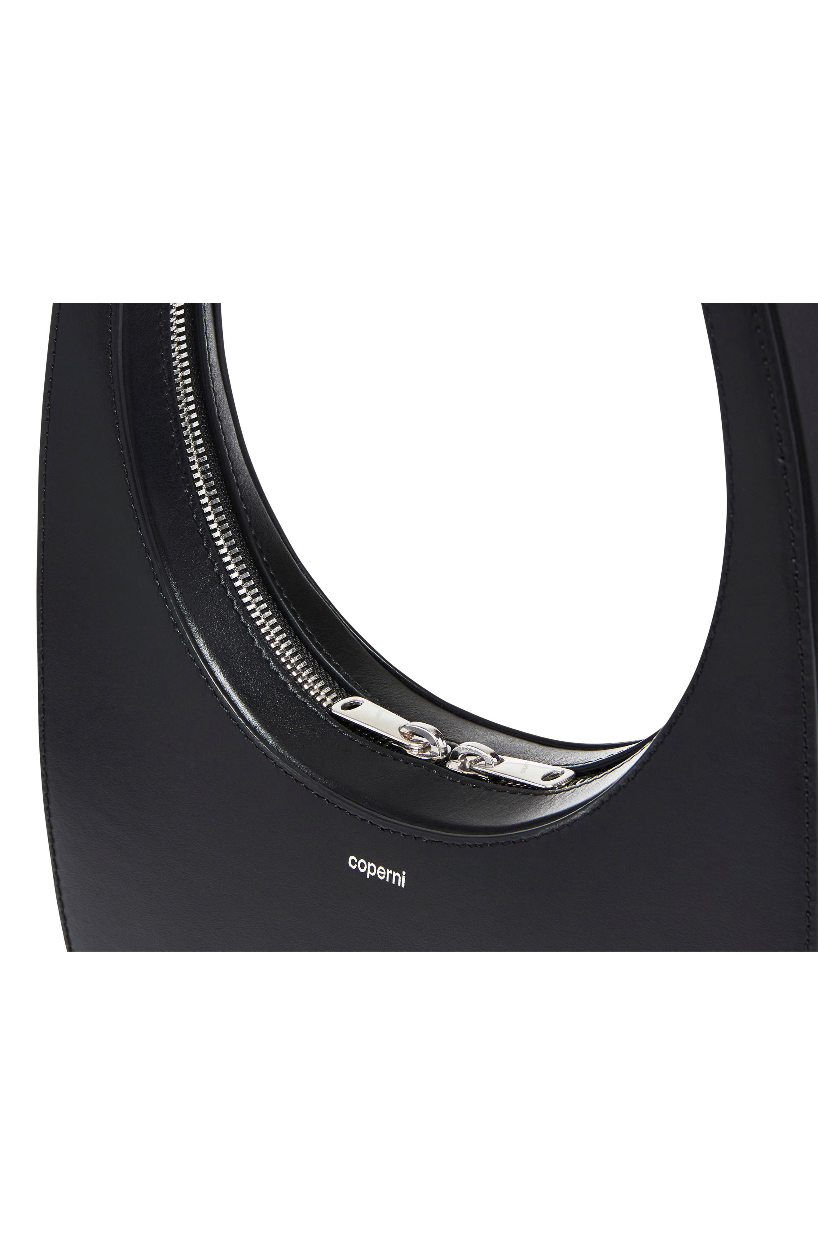 Coperni Swipe Baguette Leather Top Handle Bag, Alternate, color, 