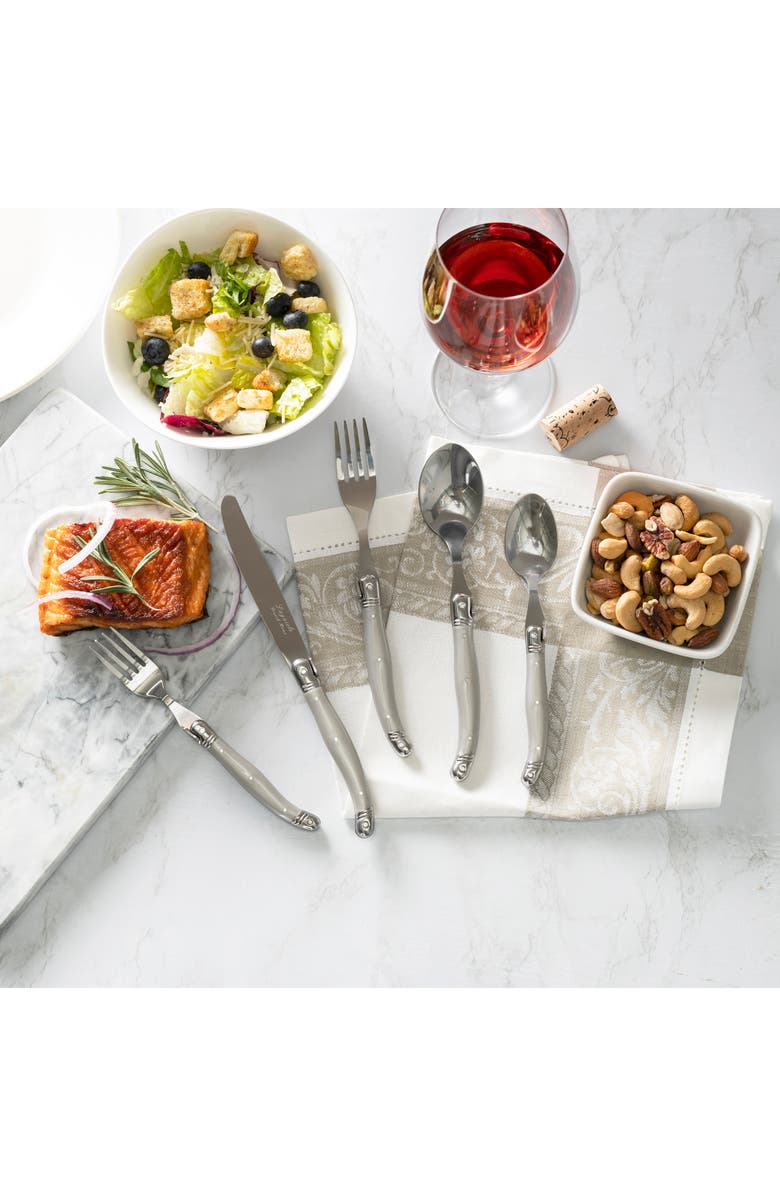 FRENCH HOME Laguiole 20-Piece Flatware Set, Alternate, color, Pewter