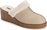 MUK LUKS Sophia Faux Fur Trim Mule