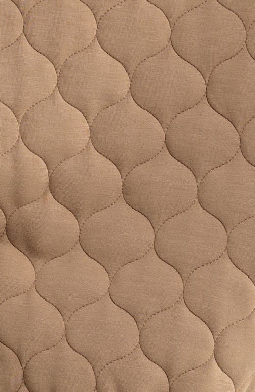 Mpg Dreamweave Quilted Zip-up Jacket In Brown