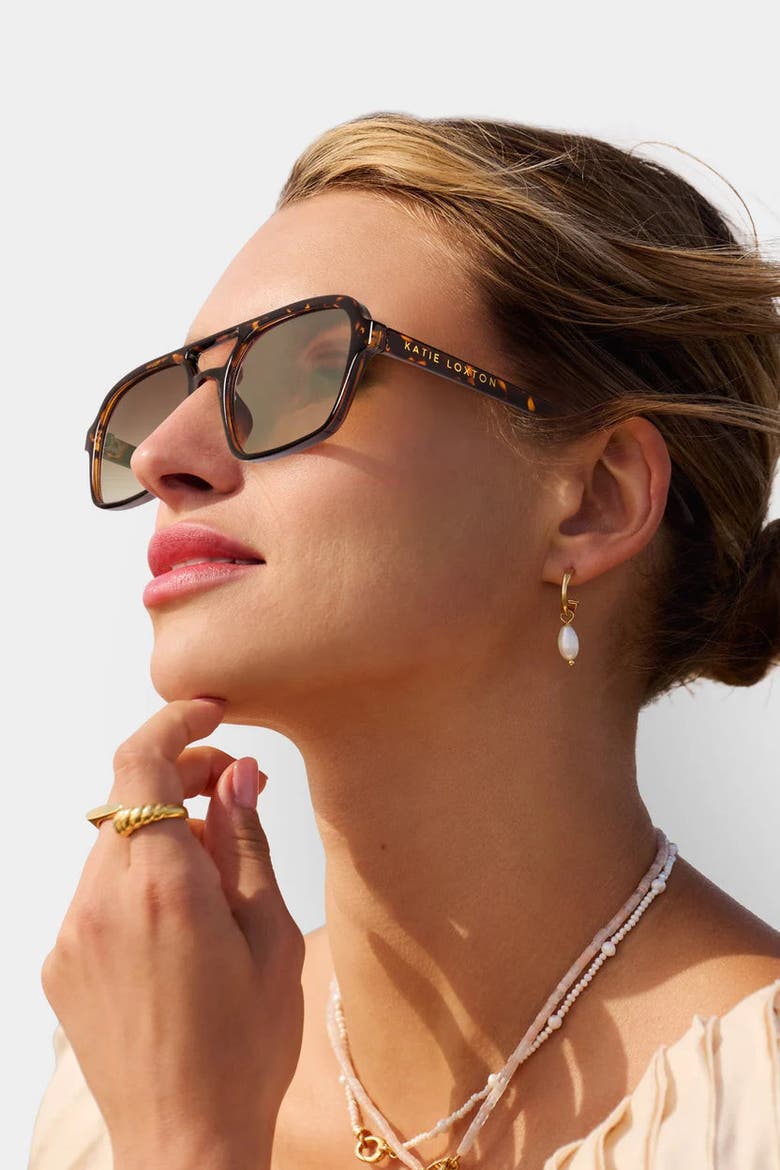 Ibiza Sunglasses in Tortoiseshell, Alternate, color, Tortoiseshell