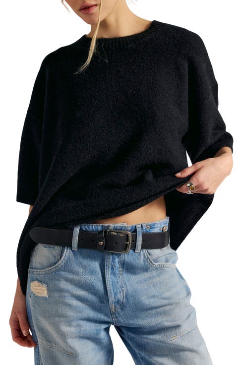 Margot Oversize Short Sleeve Sweater