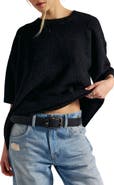 Free People Margot Oversize Short Sleeve Sweater