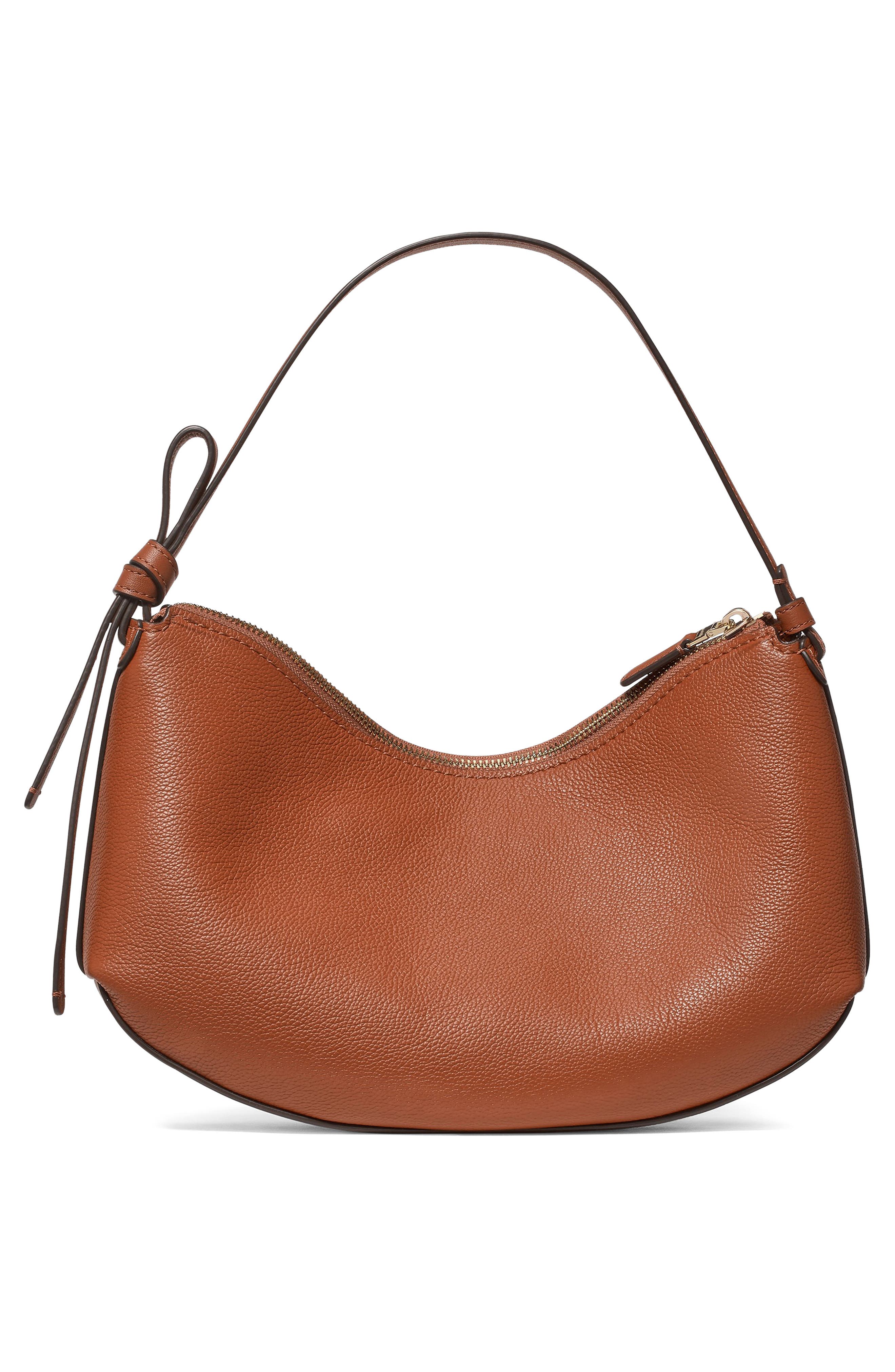 loop pebble leather shoulder bag, Alternate, color, SOUTHWEST DESERT