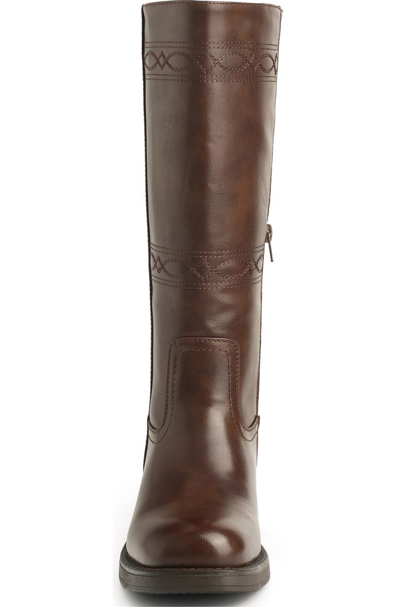 NEW YORK AND COMPANY Cady Boot, Alternate, color, Chocolate