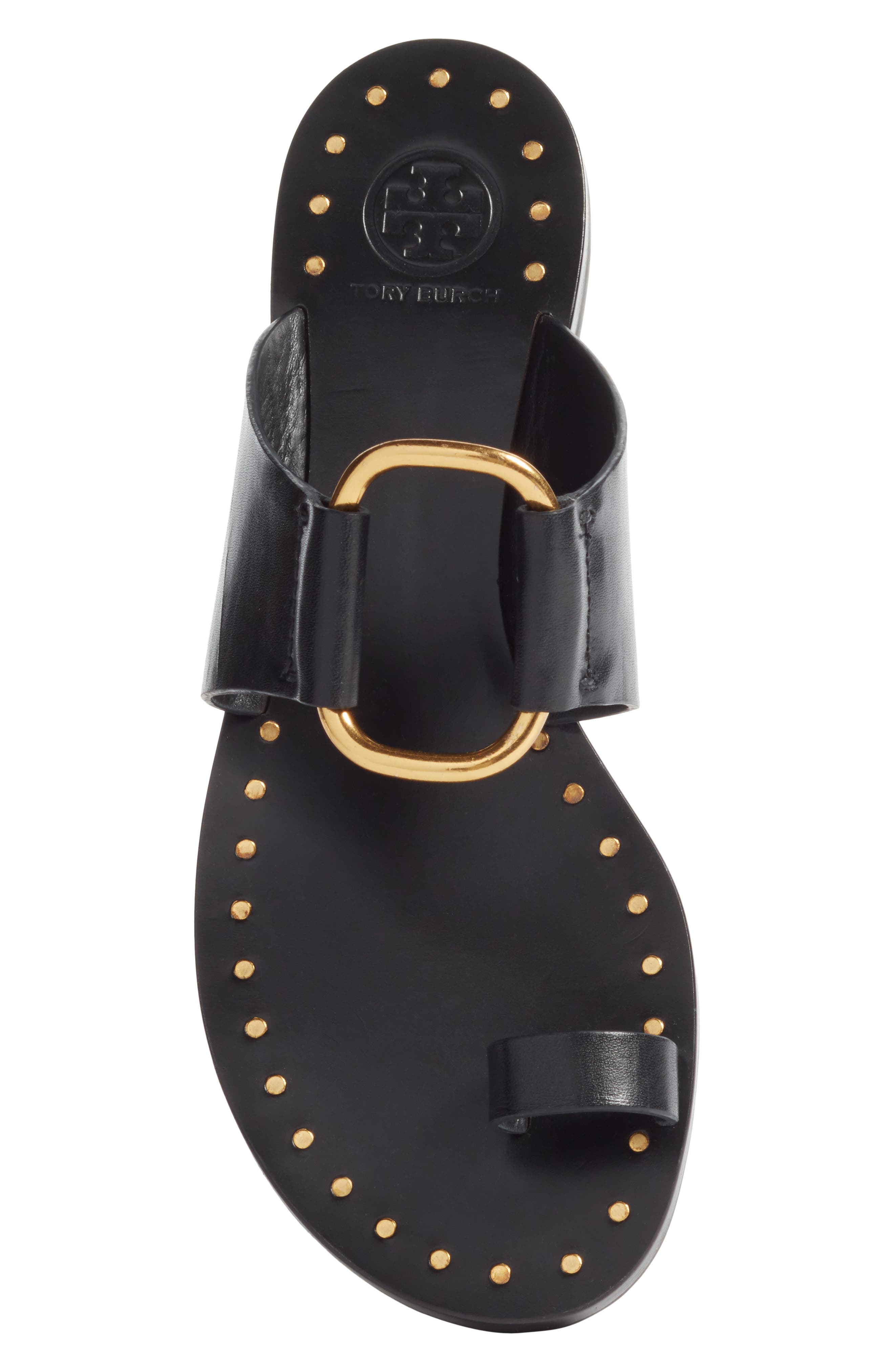 Tory Burch Brannan Studded Sandal, Alternate, color, 