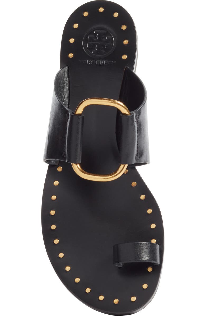 Tory Burch Brannan Studded Sandal, Alternate, color,