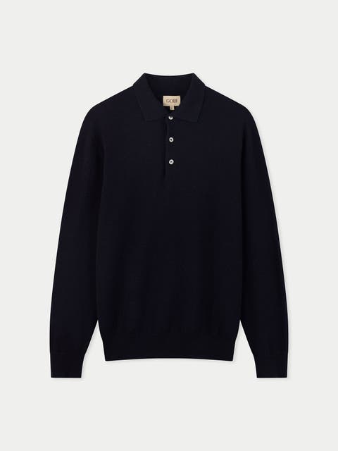 Timeless Cashmere Polo Sweater