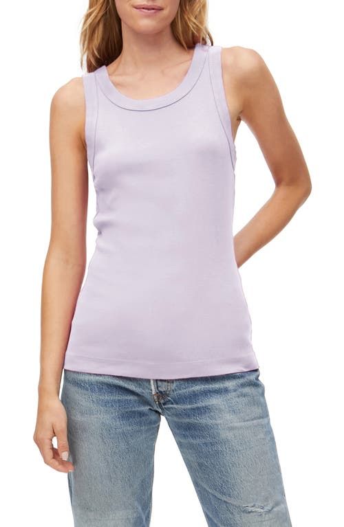 Michael Stars Paloma Cotton Tank Top in Amethyst 