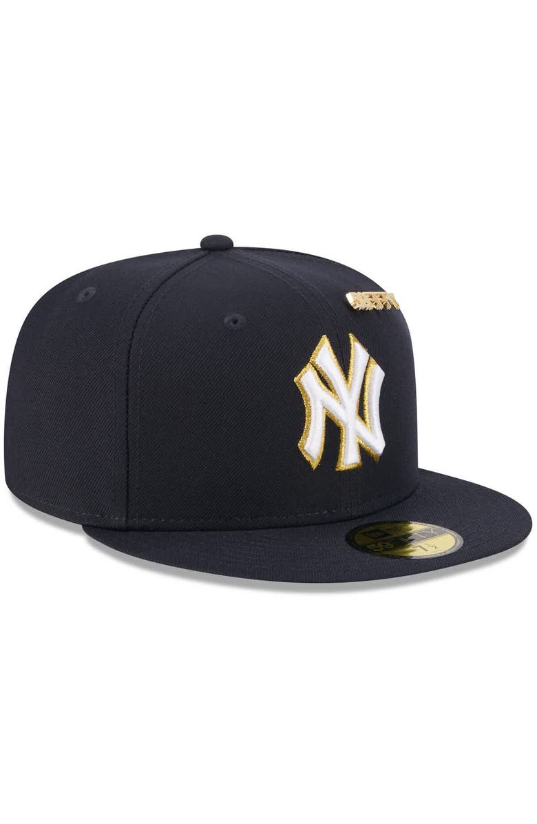 New Era Men's New Era Navy New York Yankees 2025 59FIFTY Day 59FIFTY Fitted Hat with Pins, Alternate, color, Navy