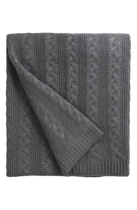Cable Knit Throw