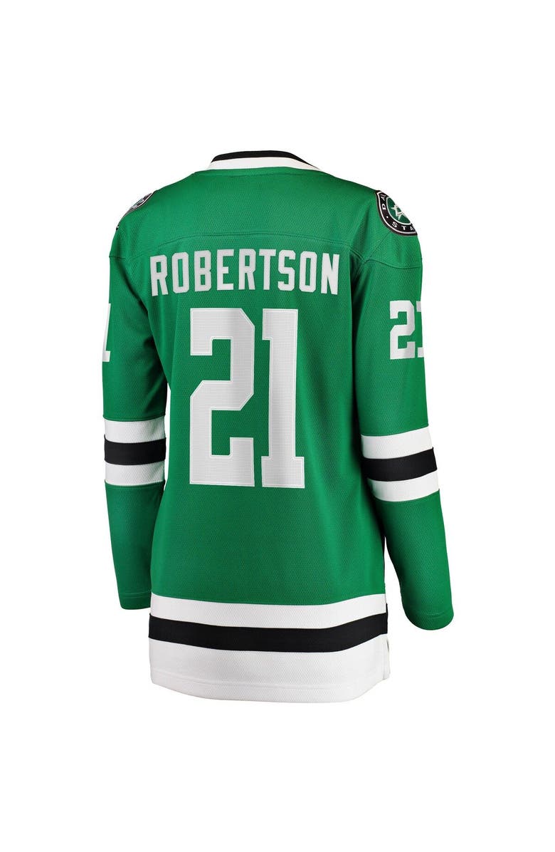 FANATICS Women's Fanatics Branded Jason Robertson Kelly Green Dallas Stars Home Breakaway Jersey, Alternate, color, 