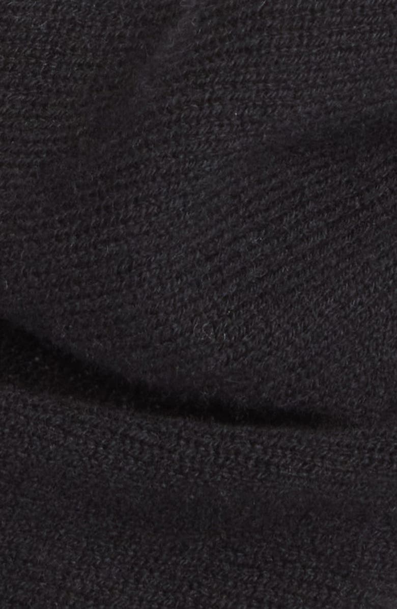 Johnstons of Elgin Reel Cashmere Triangle Scarf, Alternate, color, Sa7210 Black