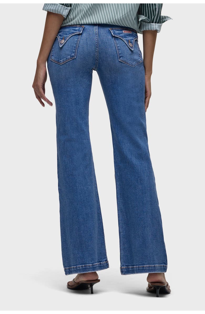 Hudson Jeans Dana Flap Pocket Flare, Alternate, color, Tranquil