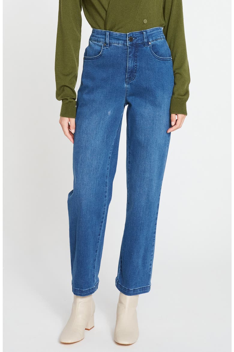 Weekend Straight Leg Jeans, Main, color, TRUE BLUE