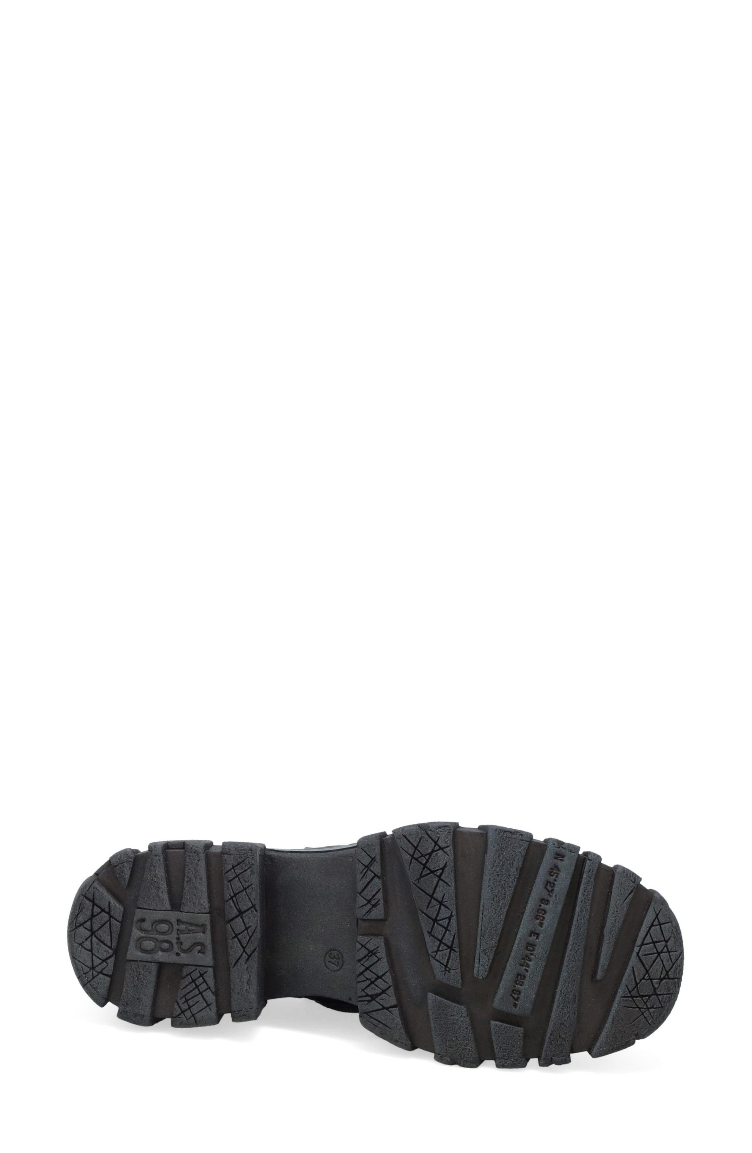 Harpie Lug Sole Oxford, Alternate, color, BLACK